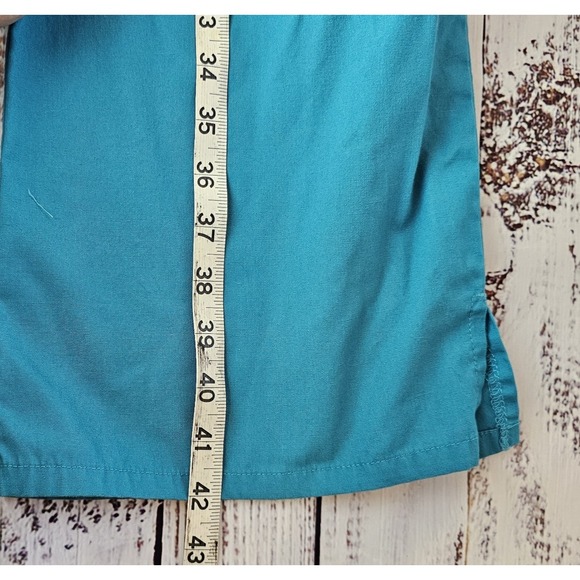 Dickies Scrub Pants Women 2XL EDS Turquoise Teal Cargo Pockets Drawstring 86206 - Picture 13 of 13
